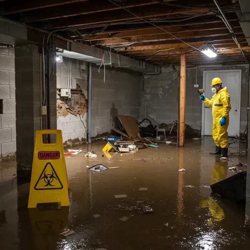 Flooded Basement Electrical Hazard in Palmview South, TX Property